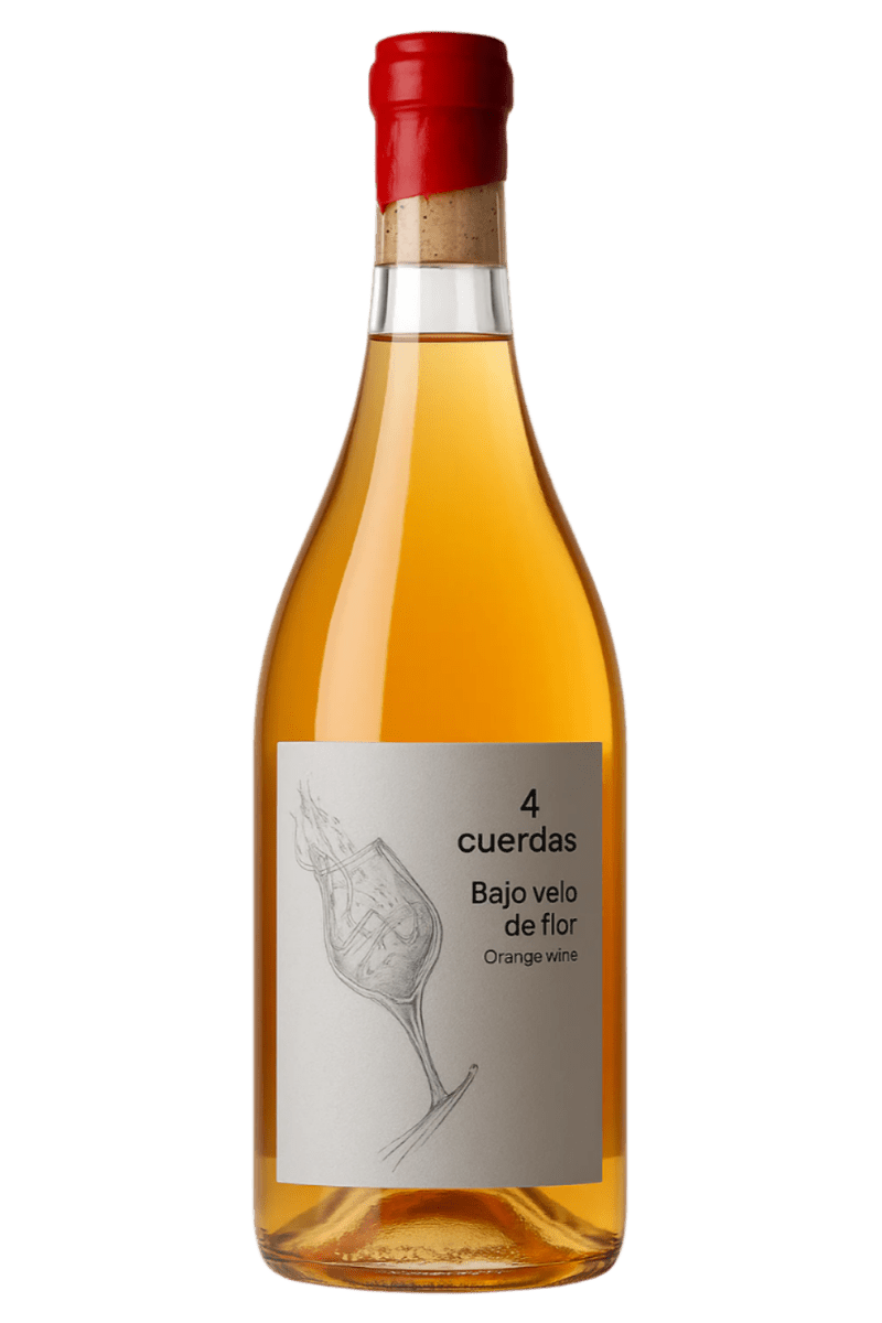 4 Cuerdas Bajo Velo de Flor - Bodega75Orange