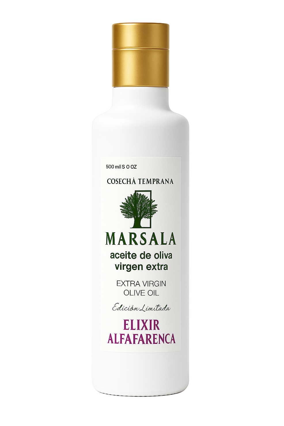 Marsala – Extra Virgin Olive Oil “Elixir Alfafarenca” (Early Harvest, Limited Edition)