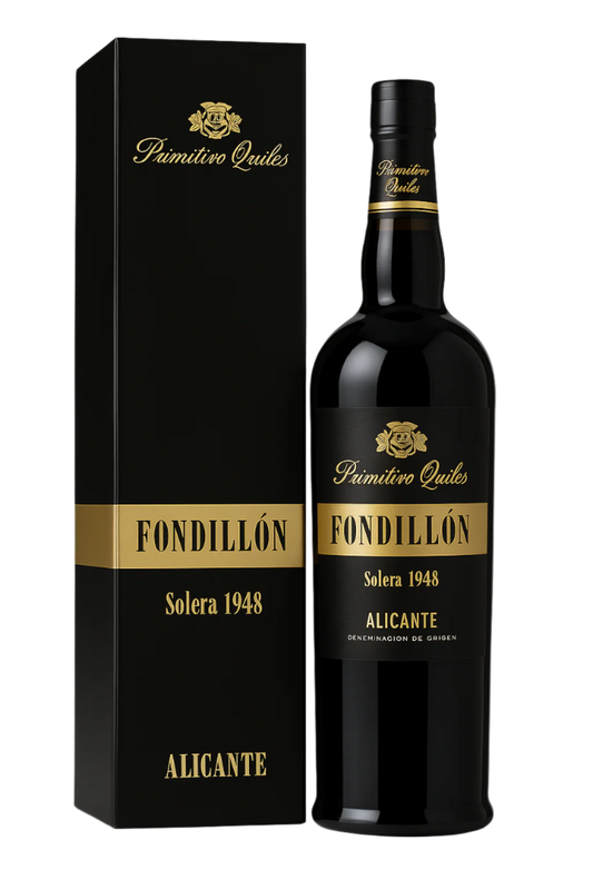 Bottle of Fondillón Solera – Spanish Sweet Wine Aged in Solera