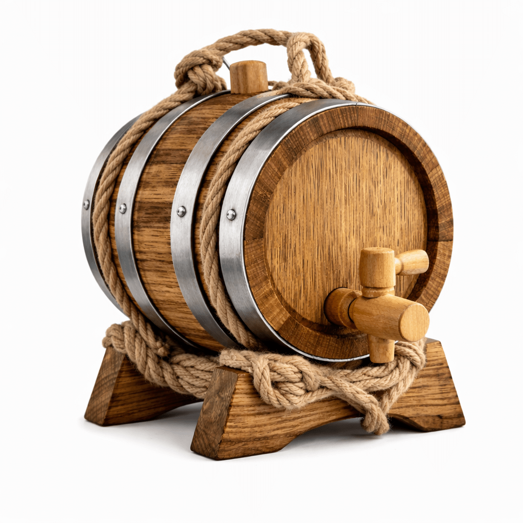 Eichenfass 15 Liter – Perfekt Für Wein- Oder Whisky-Reifung