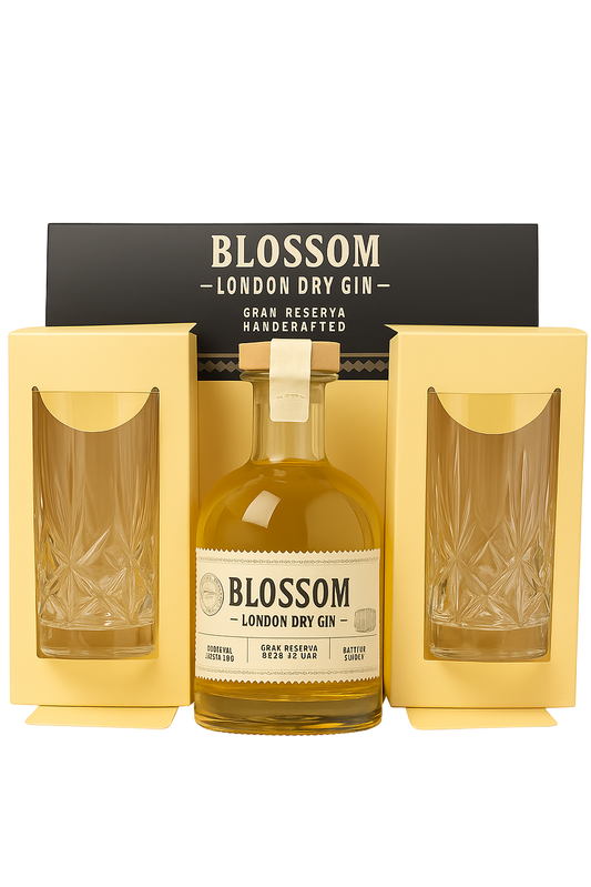 Gin Blossom Gran Reserva Gift Box 2 Glasses