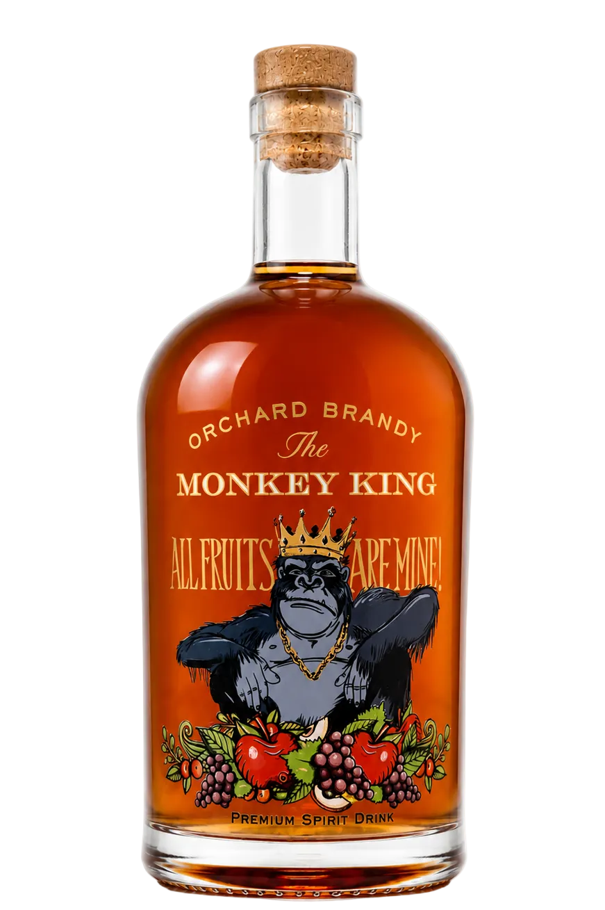 The Monkey King French Orchard Brandy – Premium Apple & Grape Spirit