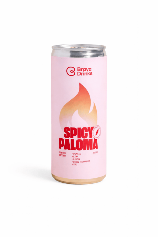 Brava Kombucha Spicy Paloma – Artisan Alcohol - Free Cocktail Alternative - Bodega75