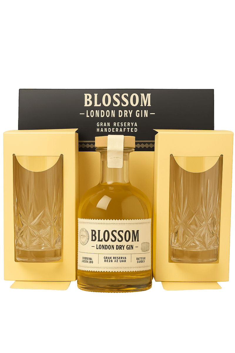Gin Blossom Gran Reserva Gift Box 2 Glasses - Bodega75Spirits