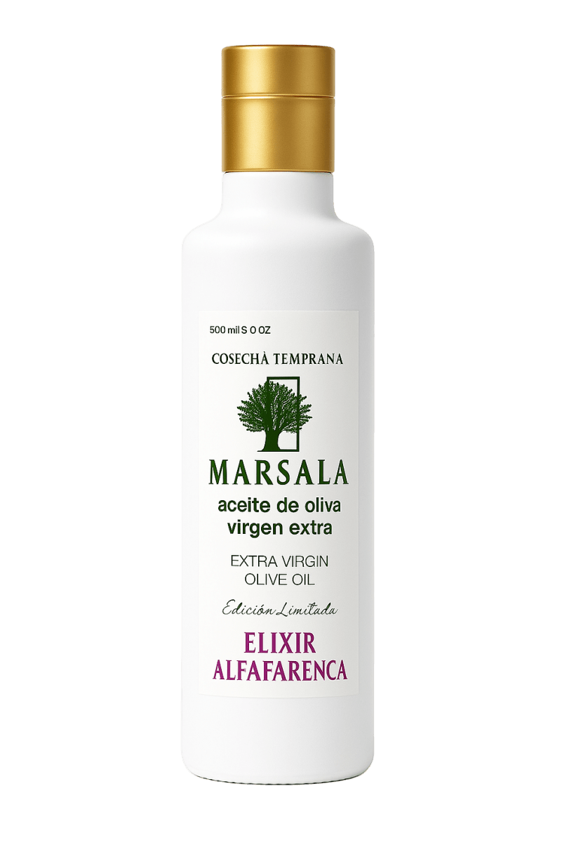 Marsala – Extra Virgin Olive Oil “Elixir Alfafarenca” (Early Harvest, Limited Edition) - Bodega75