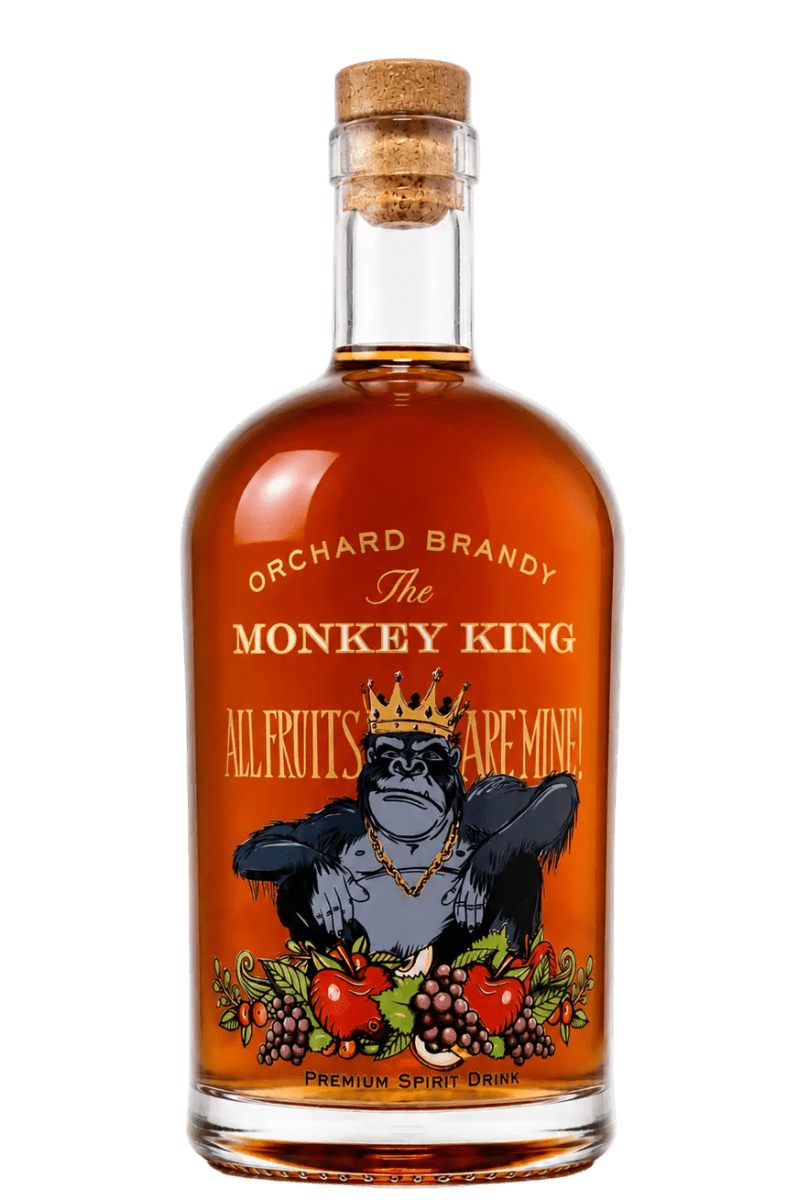 The Monkey King French Orchard Brandy – Premium Apple & Grape Spirit - Bodega75