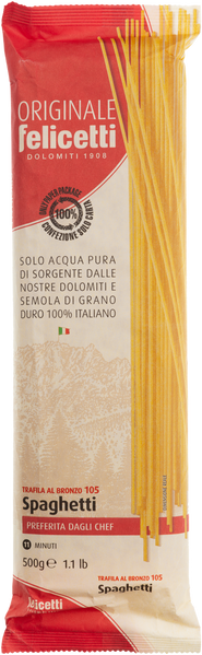 "Original" Felicetti Bronze Drawn Spaghetti 100% Italian, 500 g